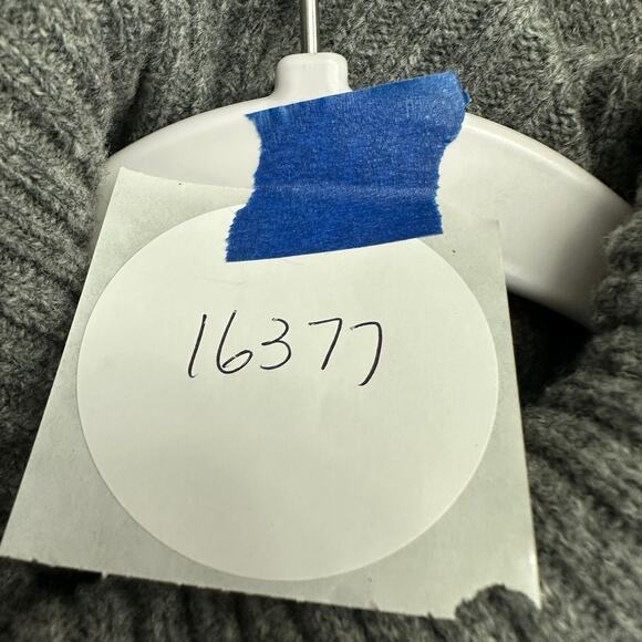 DKNY Womens Turtleneck Sweater Size M Lambswool Argyle Old Money Quiet Luxury - Picture 6 of 6